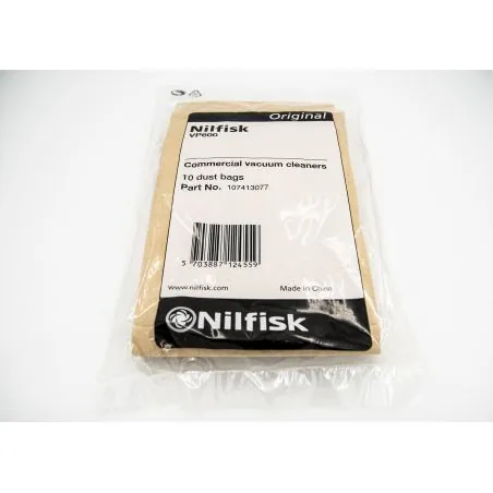 LOT DE 10 SAC POUSSIERE PAPIER NILFISK